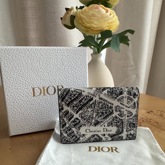 Christian Dior Plan de Paris Limited Edition Card Holder - Picture 1 of 12